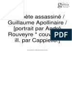 Apollinaire.G Le Poète Assassiné 1916