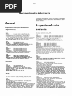 Geomechanics Abstracts: Organisation, History and Development of Gaomechanics