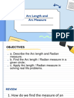 Arc Length and Arc Measure