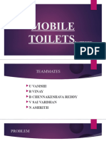 Mobile Toilets: Washrooms