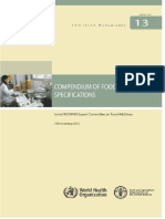 Codex - Compendium of Food Additive Specifications