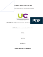 Microeconomía Tarea 3 Los Productores, Los Consumidores y Los Mercados Competitivos Preguntas