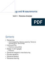 Unit-3 Tolerance Analysis