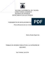 Fundamentos de Instalaciones Eléctricas Prof Ivan Molina