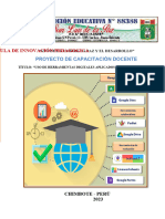 Proyecto de Capacitacion Uso de Herramienats Digitales Aplicadas A La Educación