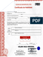 Certificado de Habilidad