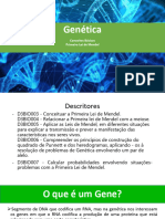 1 - Genética - Introdução e Primeira Lei de Mendel