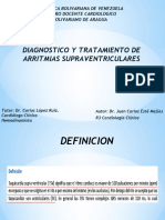 Manejo de Arritmia Supraventriculares