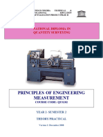 QUS 202 - Principles of Engineering Measurement