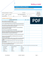 Pre Employment Medical Declaration Form - 2022