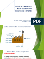 Présentation Cours Transformation Des Produits Agricoles