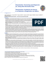 Mini-Mental State Examination: Avaliação Dos Novos Dados Normativos No Rastreio e Diagnóstico Do Défice Cognitivo