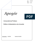 Attestation Réussite Licence