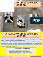 Presentación - La Novela Desde 1939 Hasta Los Años 70 Tendencias, Autores y Obras Representativos.