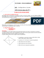 Maths 6ème - L11 - Parallelogramme