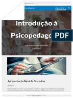 Livro Introduçao A Psicopedagogia