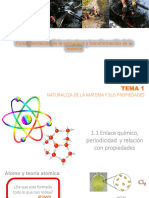 Tema 1 - Naturaleza de La Materia y Sus Propiedades