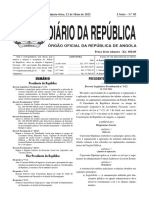 Decreto Presidencial 110 - 22 de 12 Maio Regime Juridico PSO Sem Vinculo Laboral