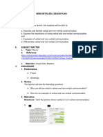 Verbal and Non-Verbal Communication - Semi-Detailed