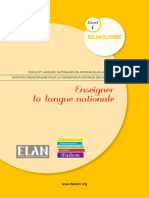 IFADEM RDC Kinshasa Livret No 1 Enseigner La Langue Nationale