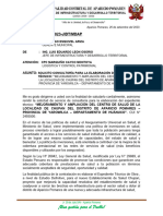 Informe N°088-2023 - Solicito Elaboracion Del Expediente Tec. Centro de Salud de Chupan