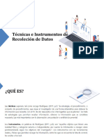 Tecnicas e Instrumentos de Recoleccion de Datos - Univ Catolica Los Angeles de Chimbote - 065850