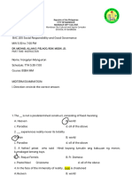 Midterm Exam BAC 205