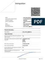 UK Visas & Immigration: Personal Information