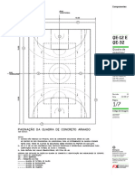 QE-12 E QE-32: Quadra de Esportes/ Piso de Concreto Armado/ Fundação Direta