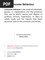 Utility Analysis