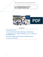 Topic3 Unit 9 English Diphthongs