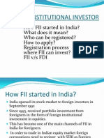 Foreign Institutional Investor