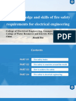 Basic Knowledge and Skills of Fire Safety Requirements For Electrical Engineering (0531)