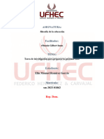 Tarea de Investigación para Preparar La Próxima Clase