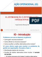 01 IO - Introdução À Investigação Operacional USTM