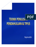 Penulisan Pendahuluan Tipus