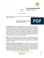 Circular Primera Convocatoria Apoyo Regular 2023 - Fase II