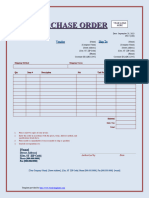 Purchase Order