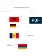 48 Países Que Conforman Europa y Sus Capitales