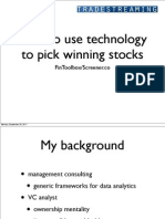 Using Stock Screeners To Find Value Stocks