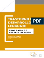 TDL - TEL - Programa de Especialización