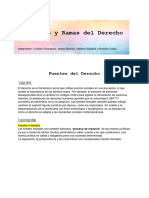 Fuentes y Ramas Del Derecho