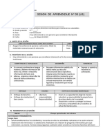 SESION DE APRENDIZAJE 3 y 4 3U