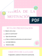 Teoría de La Motivación