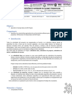 Practica 1. Calendario Laboral Del Proyecto en Microsoft Project