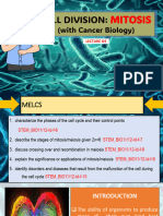 Lecture 4 Cell Division Mitosis and Cancer