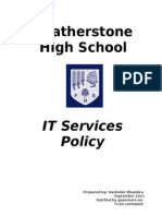 It Services Policy