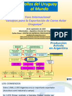 Carlos Sinesi en El 1er Foro Internacional: Desafíos de La Exportación de Carne Aviar Uruguaya