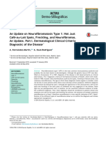 An Update On Neurofibromatosis Type 1: Not Just Café-au-Lait Spots, Freckling, and Neurofibromas. An Update. Part I. Dermatological Clinical Criteria Diagnostic of The Disease