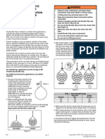 Crosby Soft Eye Bundle Clips Warning & Application Instructions